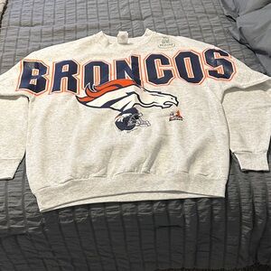 Gray Broncos Sweatshirt